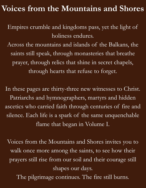 Saints of the Balkans - Volume II